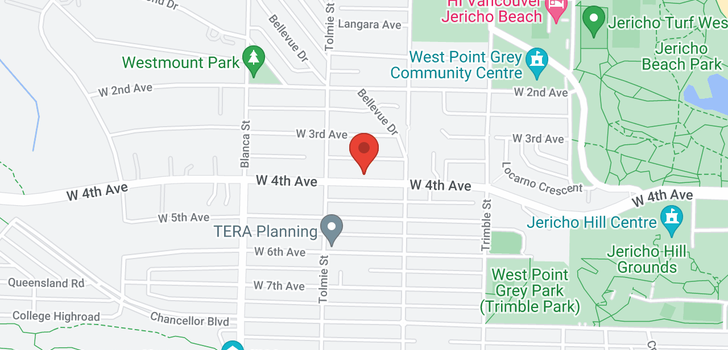 map of 4533 W 4TH AVENUE
